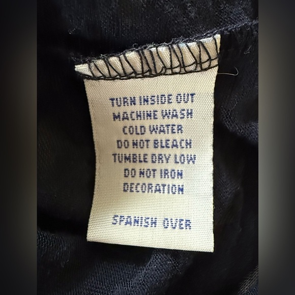 Iowa Hawkeyes Burnout Sheer Black Graphic Tee Women’s Medium - Picture 2 of 5